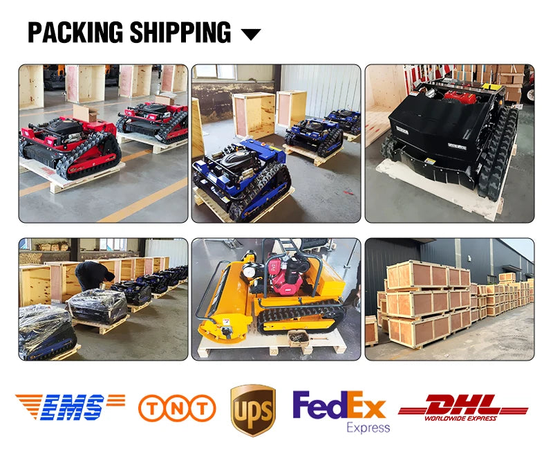 Customized swing blade lawn mower equipped with display