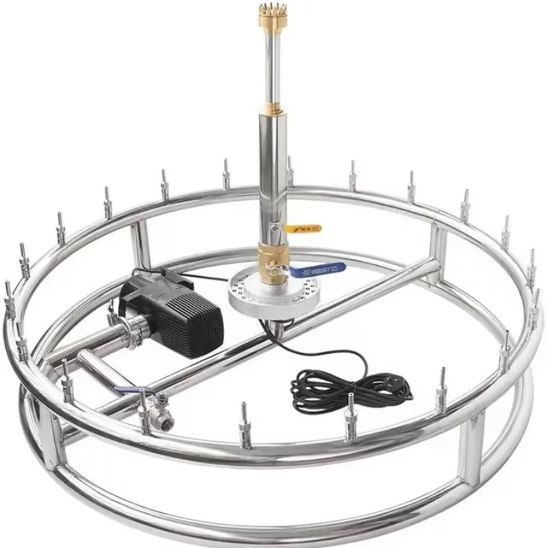 Outdoor Round Mini Dancing Fountain Garden Water