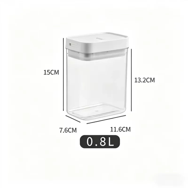Transparent Plastic Grain Seal Tank Spaghetti Storage