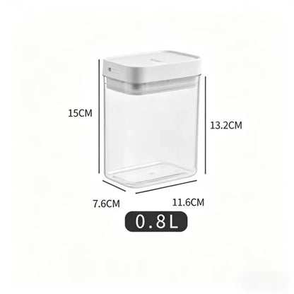 Transparent Plastic Grain Seal Tank Spaghetti Storage
