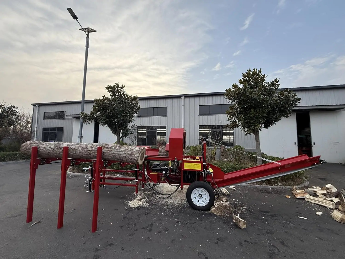 Heavy Duty 45 ton Firewood Cutting and Splitting