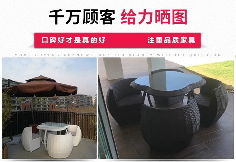 Mobile Side Garden Furniture Sets Chairs Conference