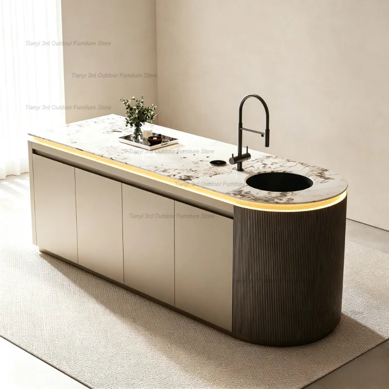 Dining Table with Sink Kitchen Furniture FYKI