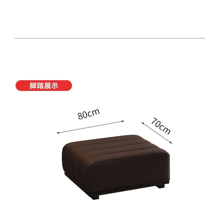 Chinese Leather Living Room Sofas Designer Floor