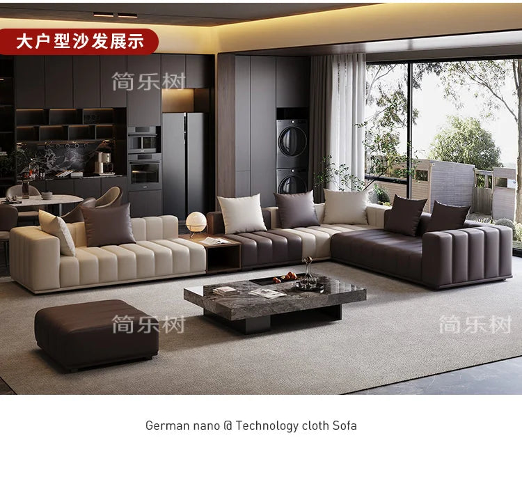 Chinese Leather Living Room Sofas Designer Floor