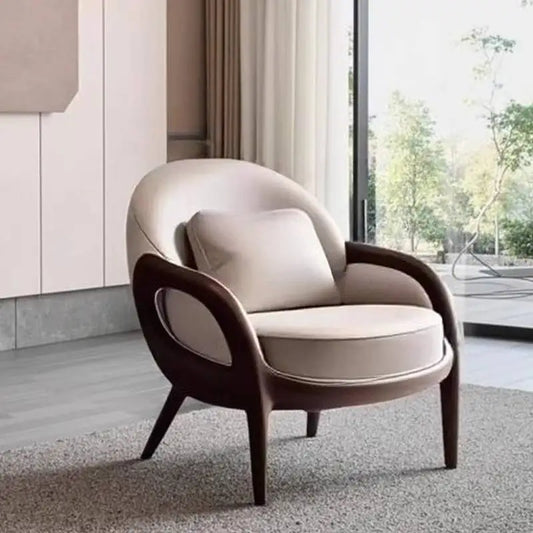 Armrest Big Living Room Chairs Modern Nordic Bedroom