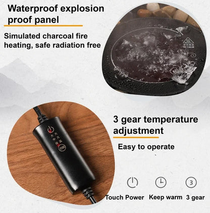 1000W Electric Ceramic Stove Office Smart Tea Stove