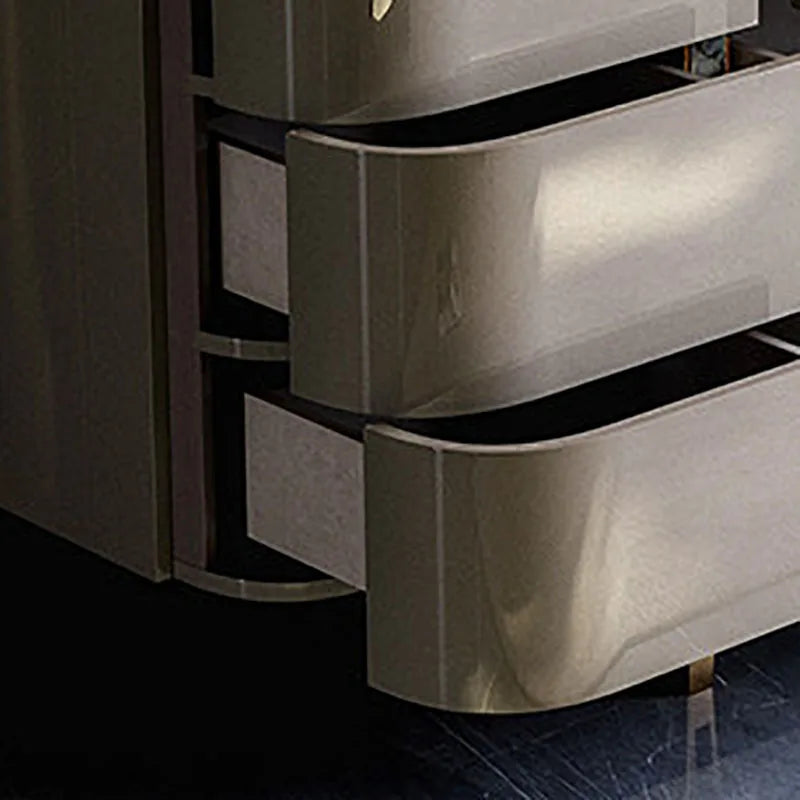Delicacy Tiny Cute Living Room Cabinets Cream