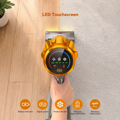 E.LUO Cordless Vacuum Cleaner, 600W High Power