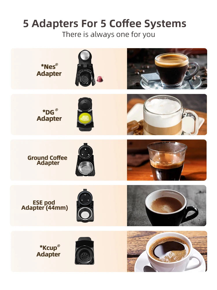 HiBREW Multiple Capsule Coffee Machine, Hot/Cold