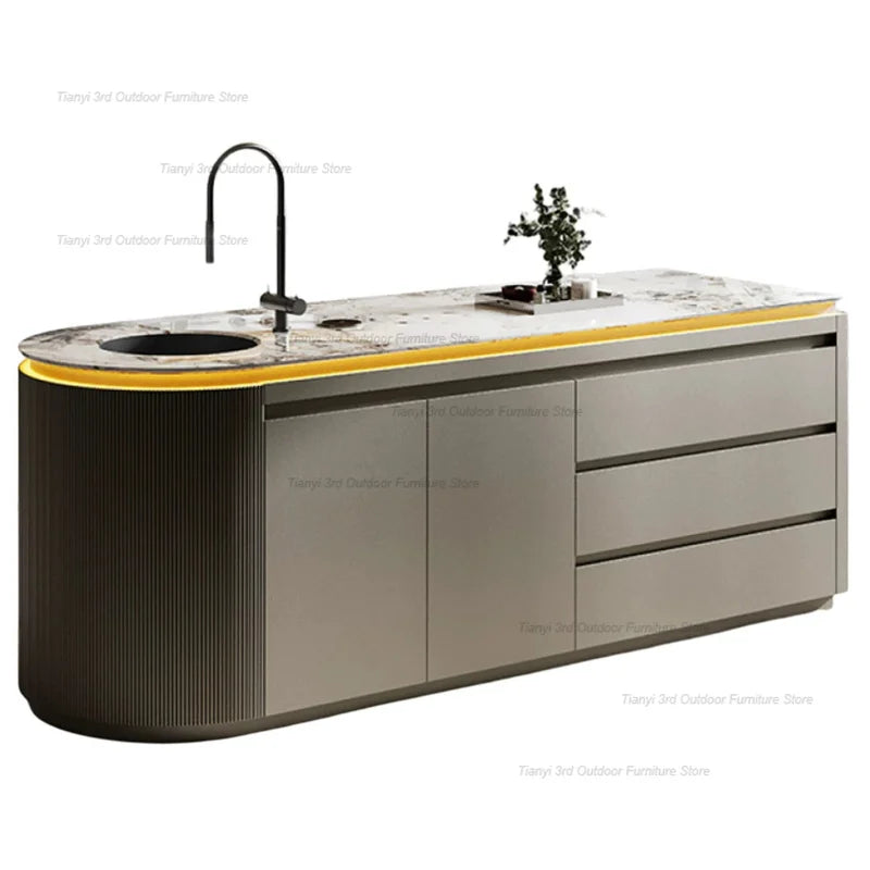 Dining Table with Sink Kitchen Furniture FYKI