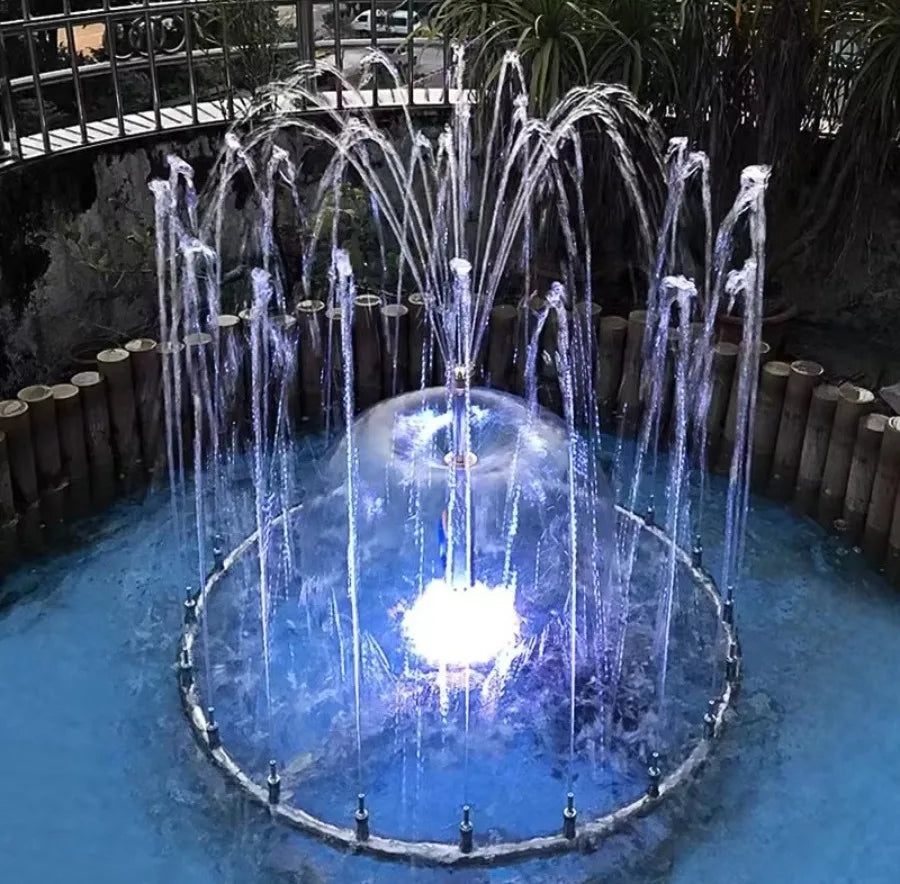 Outdoor Round Mini Dancing Fountain Garden Water