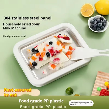 Ice Cream Roll Maker Portable Interactive 304 Stainless