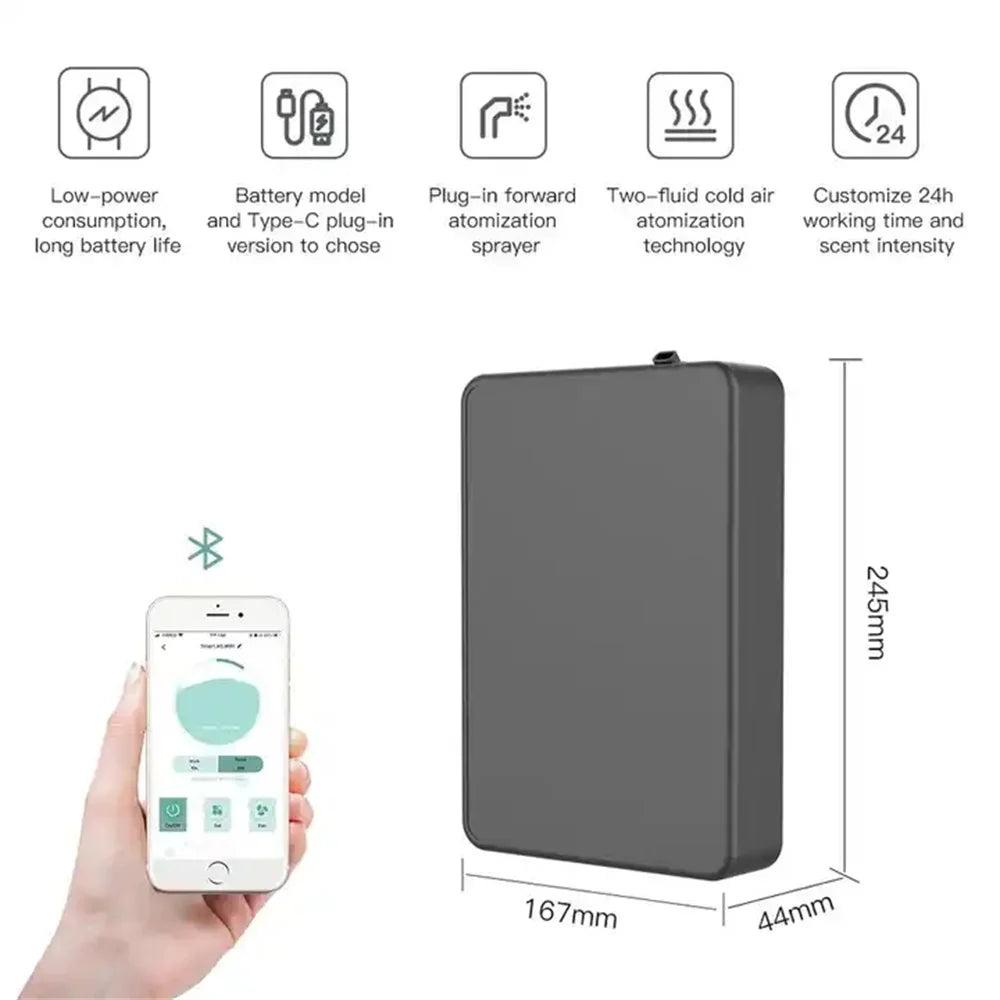 Covers 500m³ Aroma Diffuser Smart Scent Air Machine