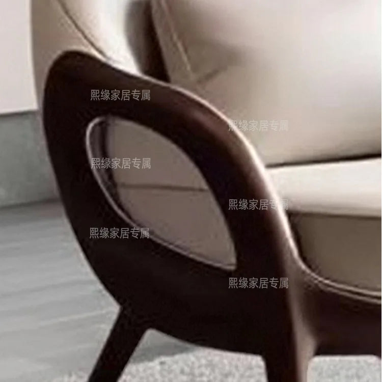 Armrest Big Living Room Chairs Modern Nordic Bedroom