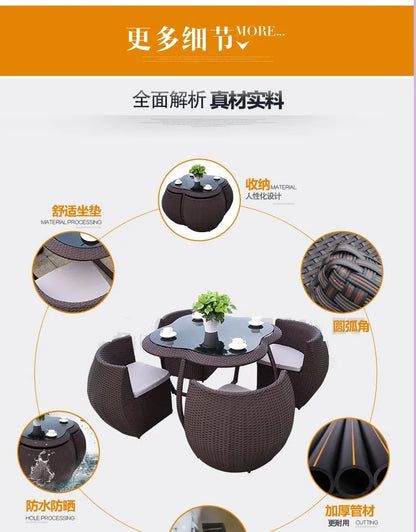 Mobile Side Garden Furniture Sets Chairs Conference