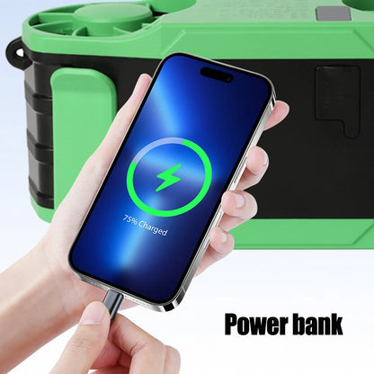 Rechargeable Waist Clip Fan 30000mAh 7 Speed