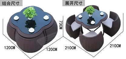 Mobile Side Garden Furniture Sets Chairs Conference