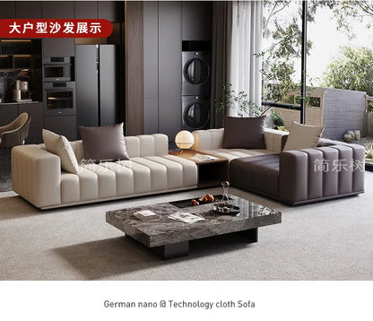 Chinese Leather Living Room Sofas Designer Floor