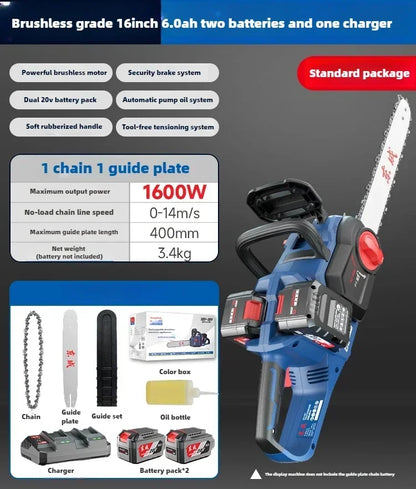 Rechargeable Electric Chainsaw High Power Lithium