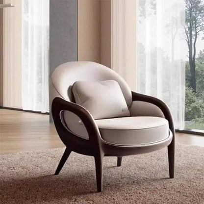 Armrest Big Living Room Chairs Modern Nordic Bedroom