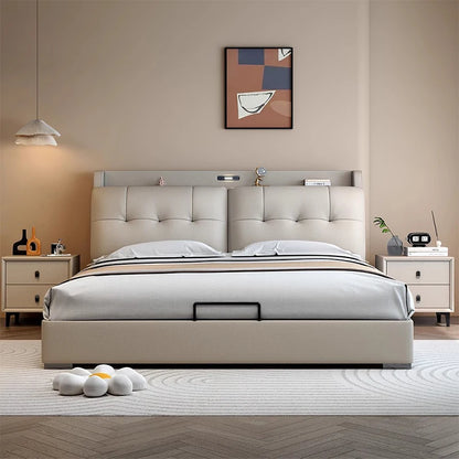Couples Frame Double Bed Decoration Adults Luxury