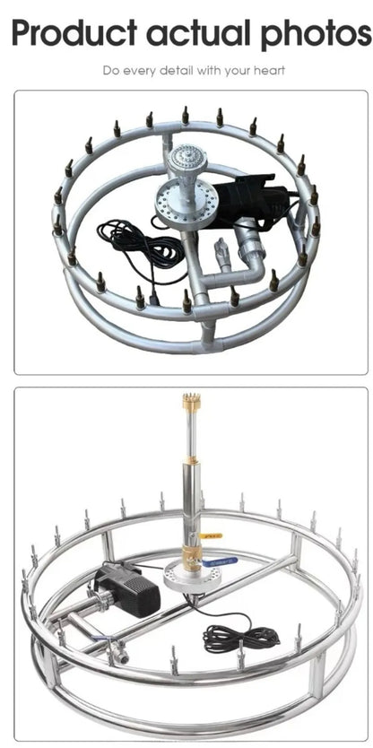 Outdoor Round Mini Dancing Fountain Garden Water