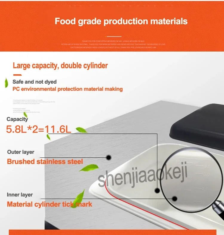 110V 220V Commercial Soft Ice Cream Machine