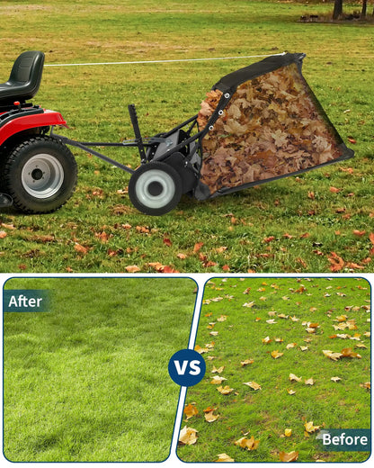 Large-Path Tow-Behind Lawn Sweeper – 42-52 Inch