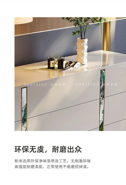 Delicacy Tiny Cute Living Room Cabinets Cream