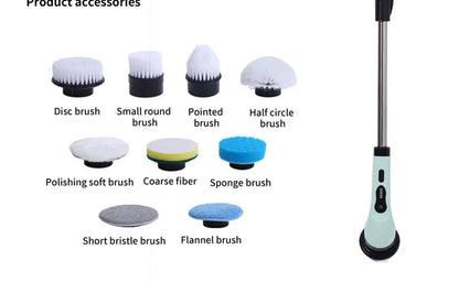 9-in-1 Electric Cleaning Brush Electric Spin Cleaning