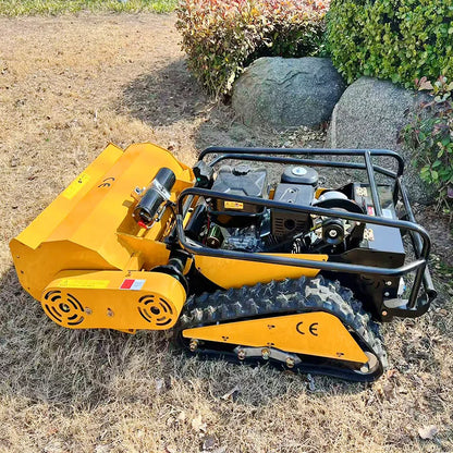 Customized swing blade lawn mower equipped with display