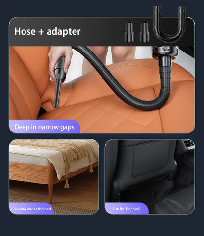 Car Vacuum Cleaner Wireless One-Button Dust Dump