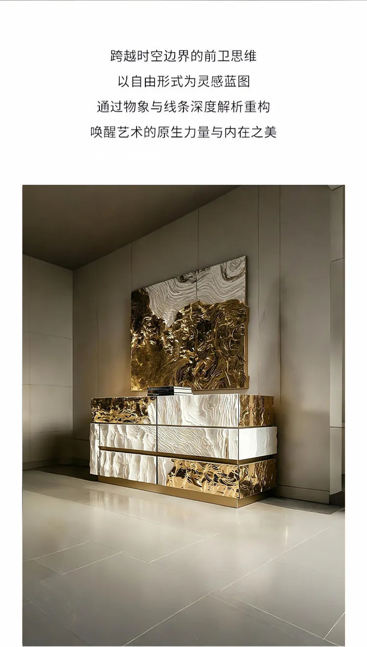 Nordic Luxury Living Room Cabinets Hallway Vanity