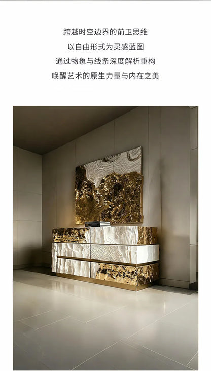 Nordic Luxury Living Room Cabinets Hallway Vanity