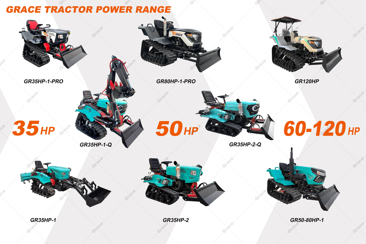 Customization Euro V Emission Farm Tractor 35HP 50HP