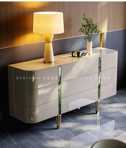Delicacy Tiny Cute Living Room Cabinets Cream