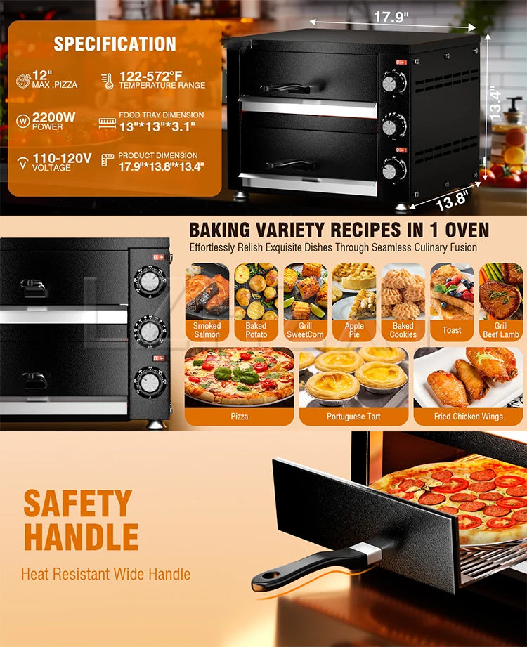 12 inches Pizza oven outdoor oven commercial kitchen