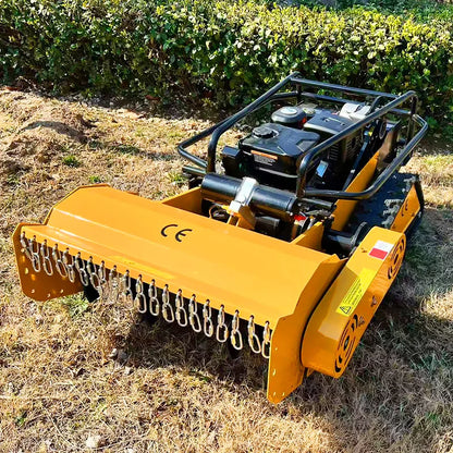 Customized swing blade lawn mower equipped with display