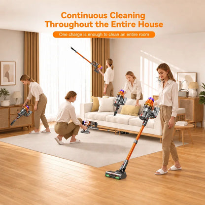 E.LUO Cordless Vacuum Cleaner, 600W High Power