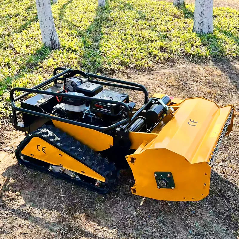 Customized swing blade lawn mower equipped with display