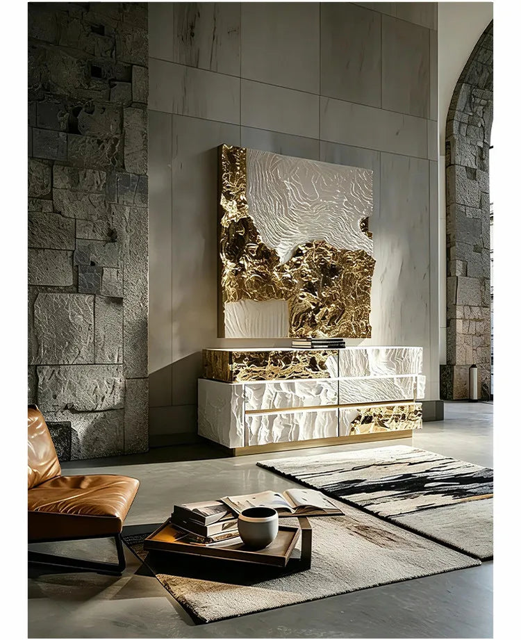 Nordic Luxury Living Room Cabinets Hallway Vanity