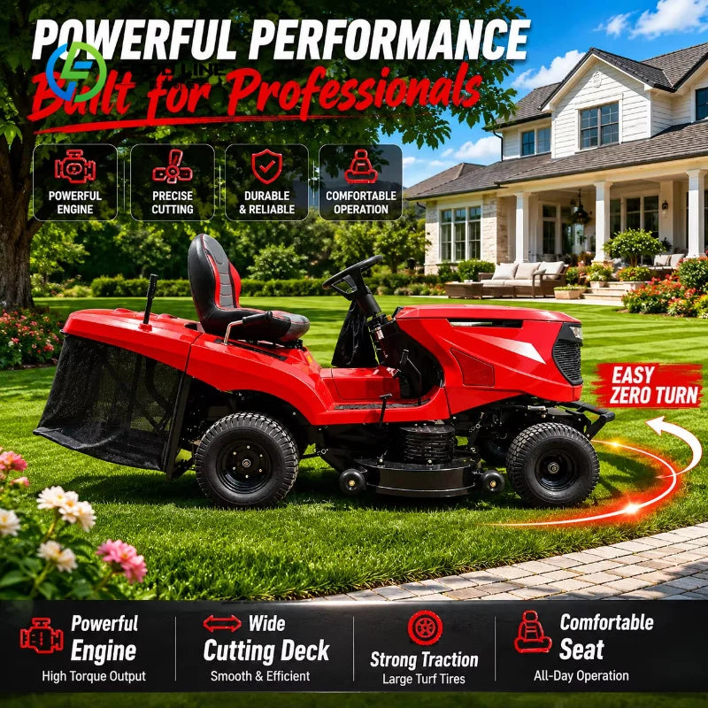 Mower for Large Garden and Farm Riding Lawn Tractor
