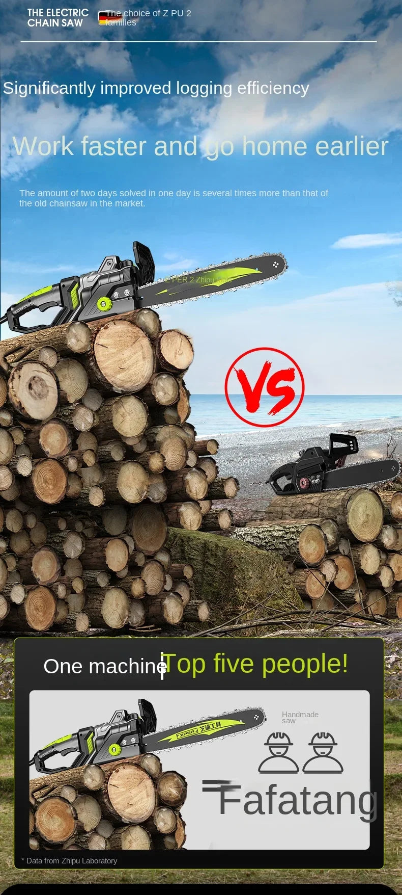 Chainsaw logging household small handheld firewood