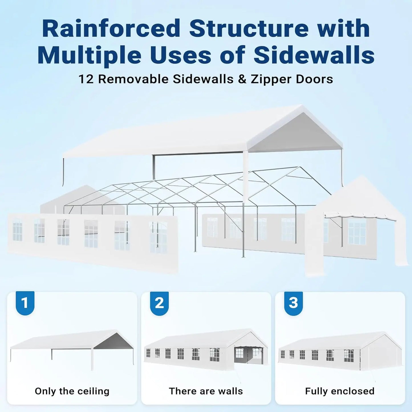 Party Tent, Heavy Duty Waterproof Outdoor Canopy