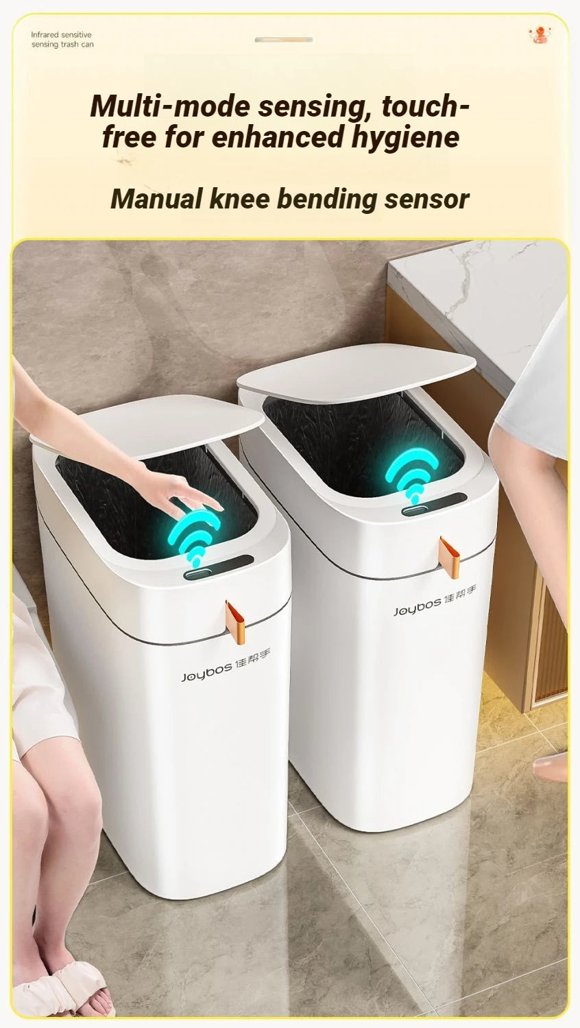 JOYBOS Automatic Adsorption Bags Trash Can