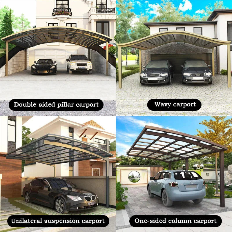 Aluminum Alloy Carport Home Villa Gazebos Garden