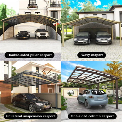 Aluminum Alloy Carport Home Villa Gazebos Garden