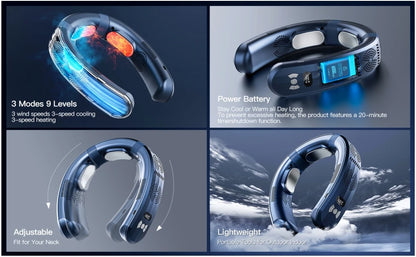 2026 New Wearable Air Conditioner USB Rechargeable