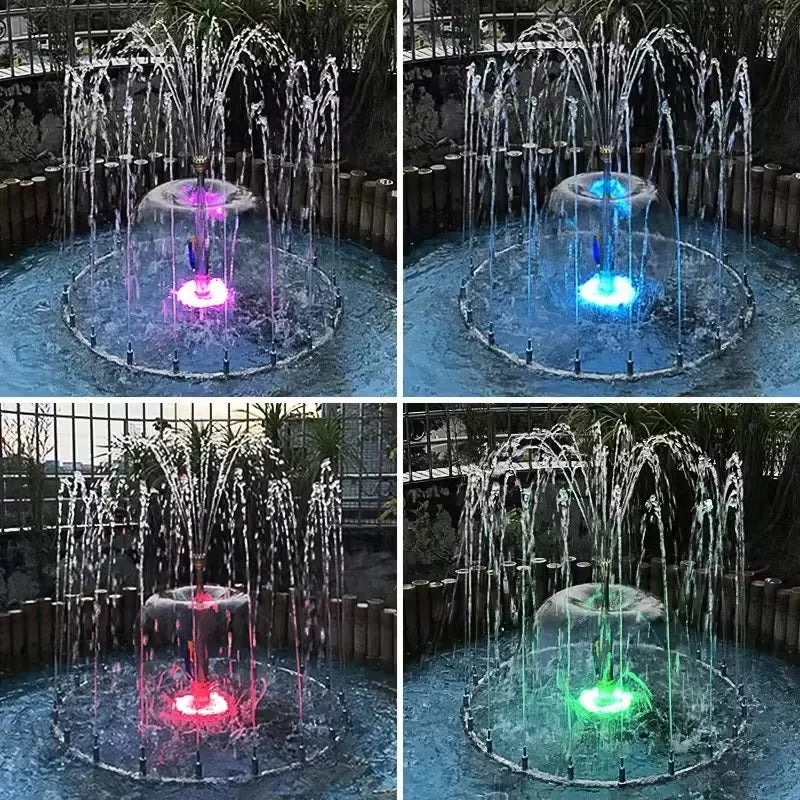 Outdoor Round Mini Dancing Fountain Garden Water